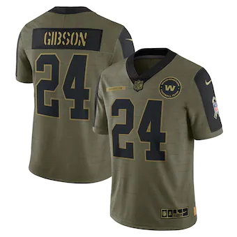 mens nike antonio gibson olive washington football team 202